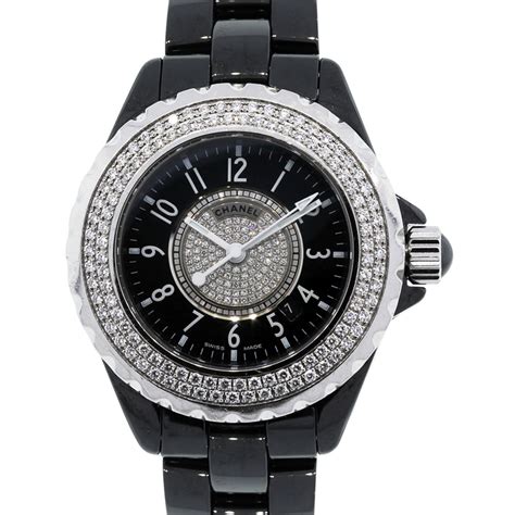 chanel mens watches price|Chanel black watch ladies.